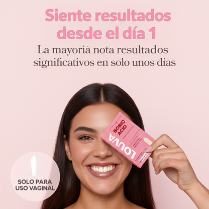 Apoyo Vaginal Con Ácido Bórico
